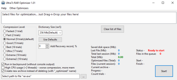 ultra7z rar optimizer